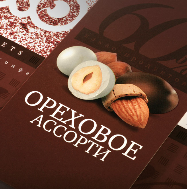 Упаковка & Оформление , Картонная коробка для орехового набора.