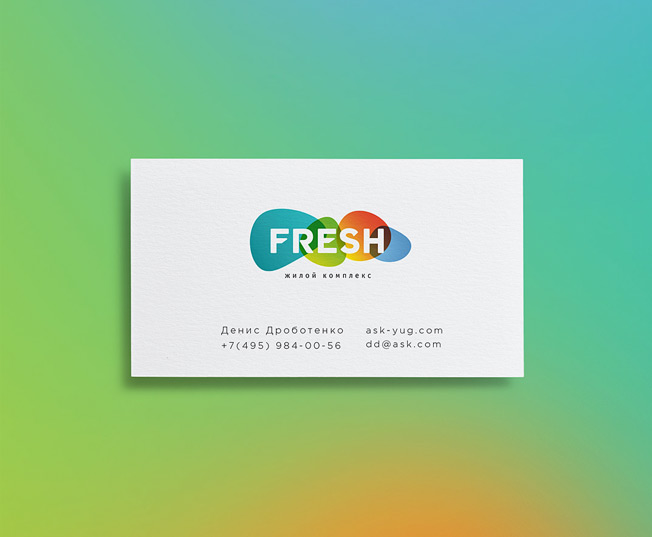 Логотипы & фирменный стиль , Логотип жилого комплекса FRESH