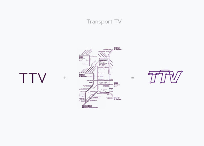 Логотипы & фирменный стиль , Креативный логотип TTV