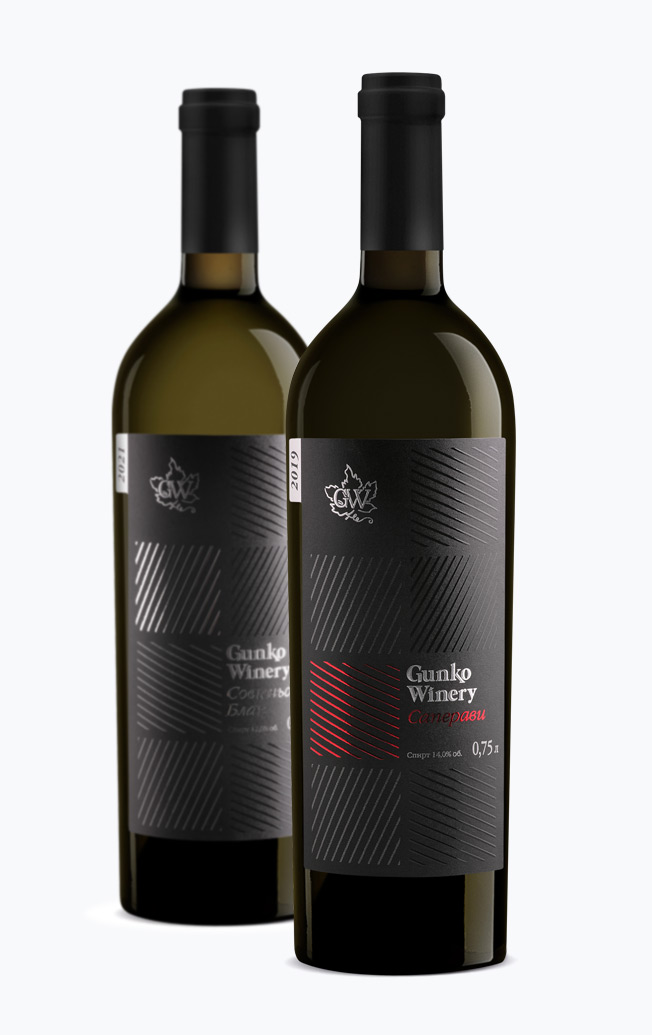 Упаковка & Оформление , Дизайн упаковки для винодельни Gunko winery