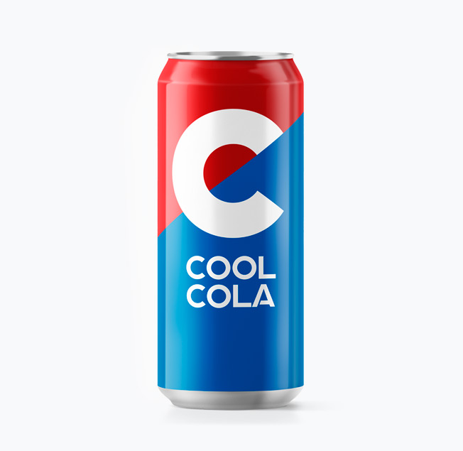 Упаковка & Оформление , Концептуальный  дизайн напитка COOLCOLA