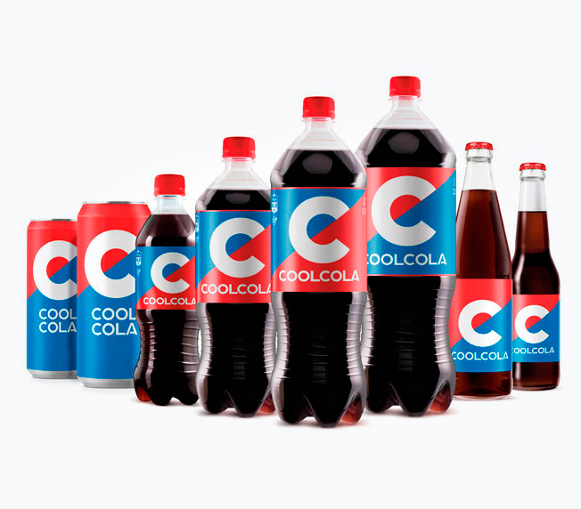 Упаковка & Оформление , Концептуальный  дизайн напитка COOLCOLA